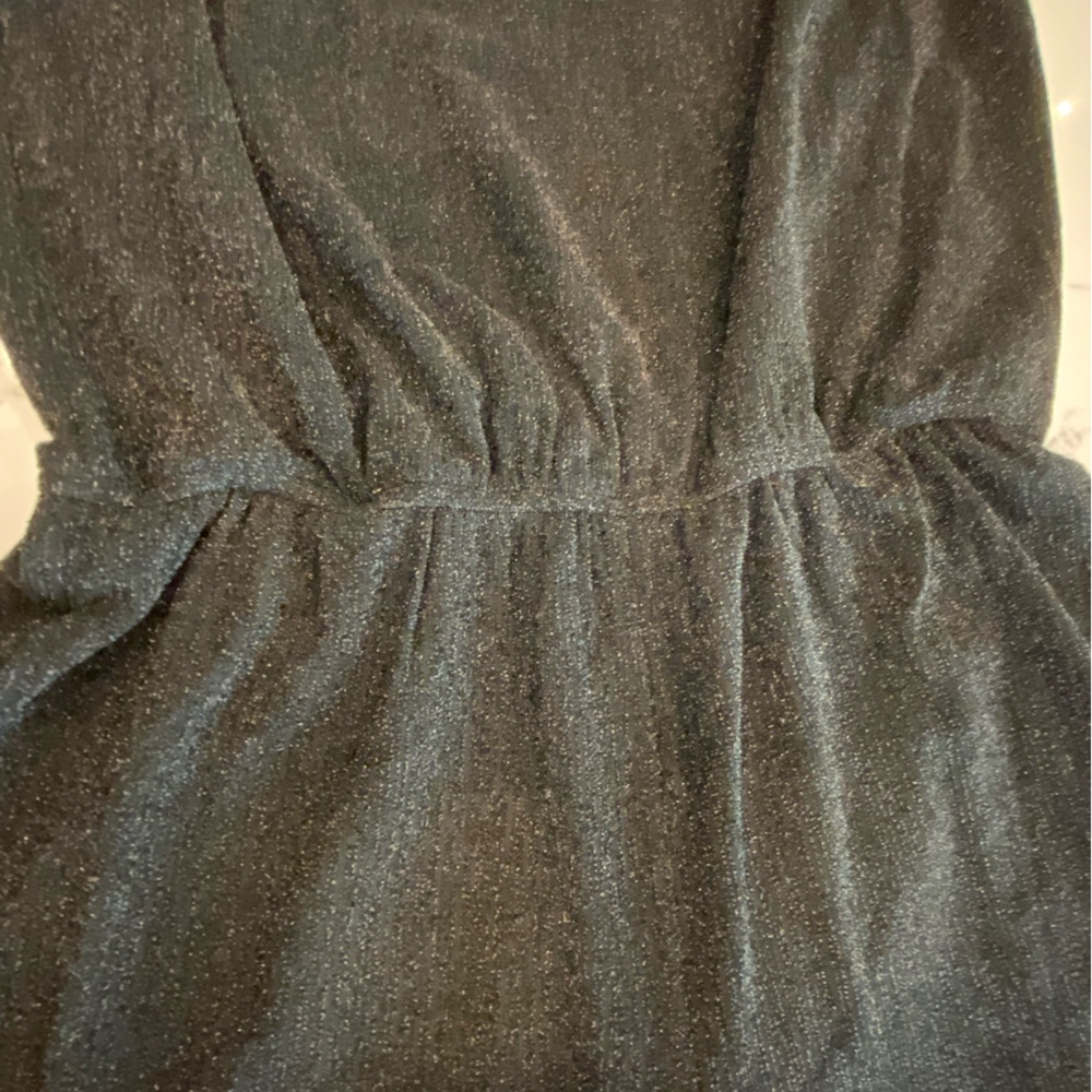 SSYS-Black Sleeveless Jumpsuit with Shimmer NWOT Size Medium - Picture 9 of 16